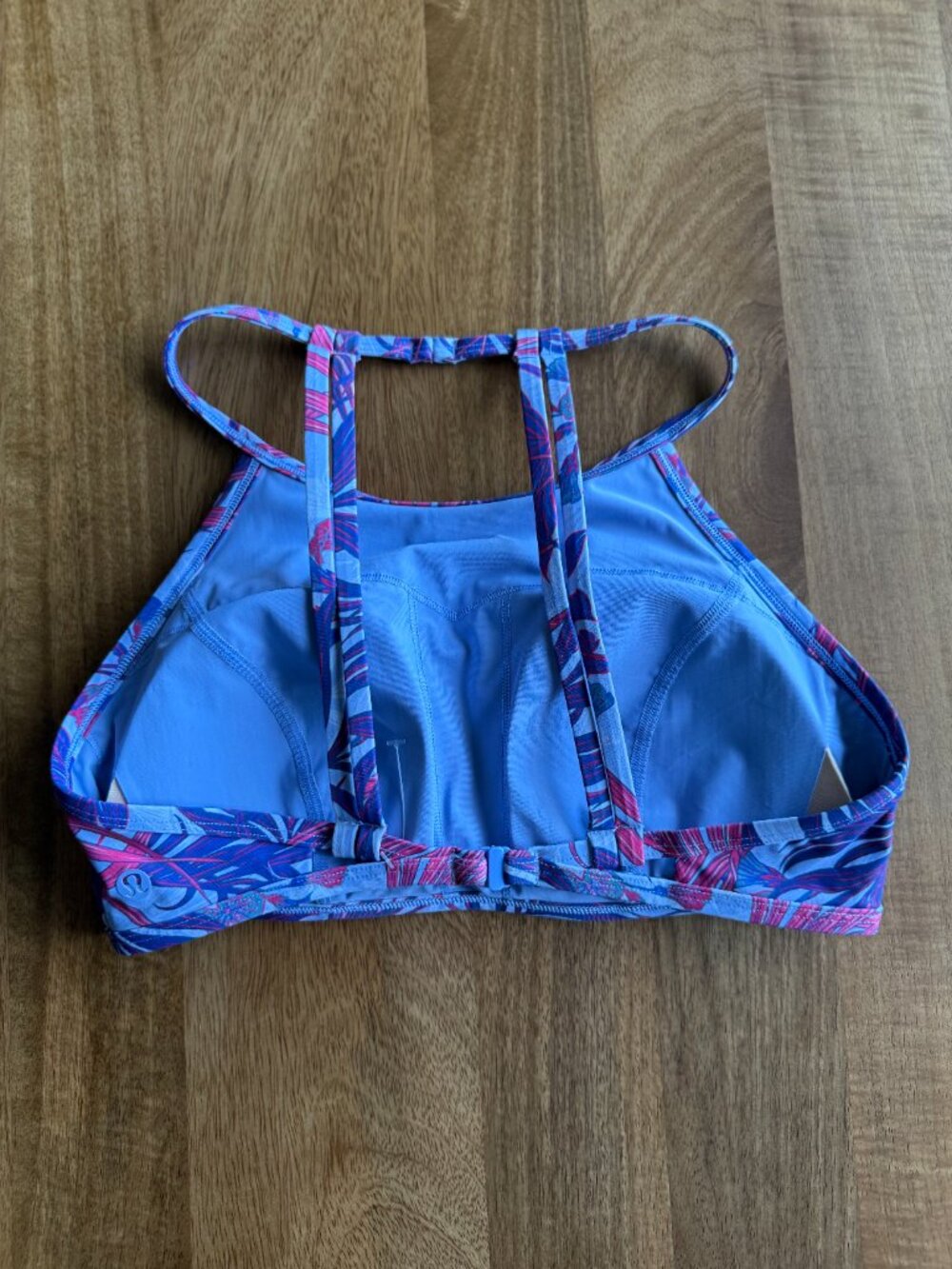 Lululemon See The Sea Swim Top Mini Twisted Tropics Hydrangea Multi |Size 2 - Picture 2 of 6